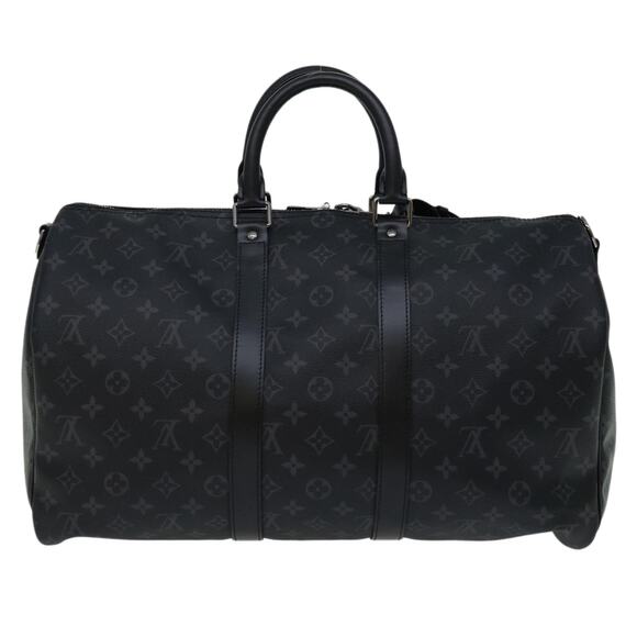 LOUIS VUITTON Monogram Eclipse Keepall Bandouliere 45 Bag M40569 - Picture 3 of 16